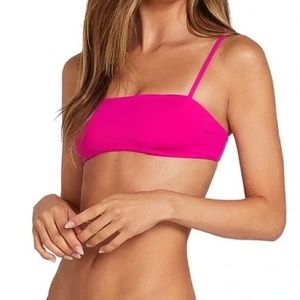 NWT Volcom Simply Seam Croplette | Fucshia | Size S